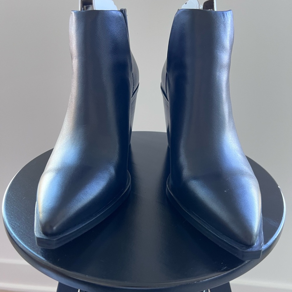 Vince Camuto Sleek Black Ankle Booties